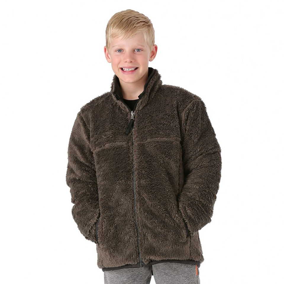 Boys teddy sherpa sporty warm jacket