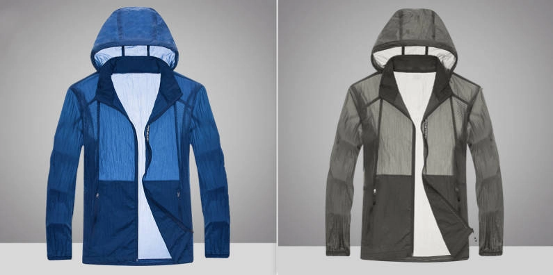 Men Packable light summer jacket