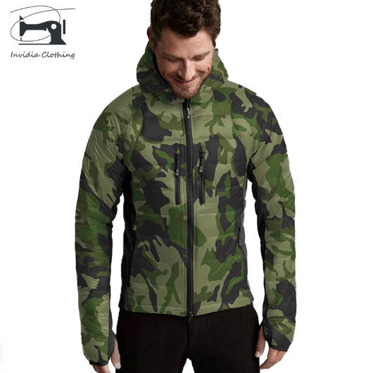 Mens’ army print sport jacket