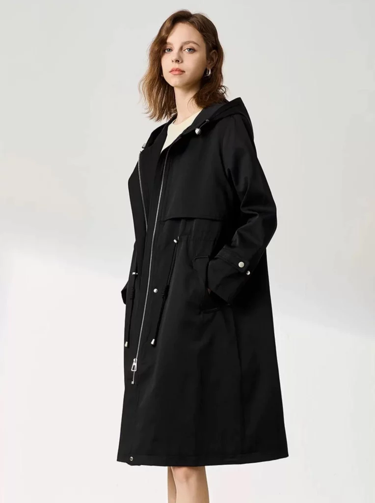 Womens Trench coat in Cotton