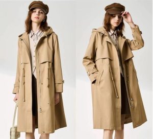 female trench coat