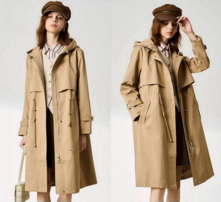 female trench coat