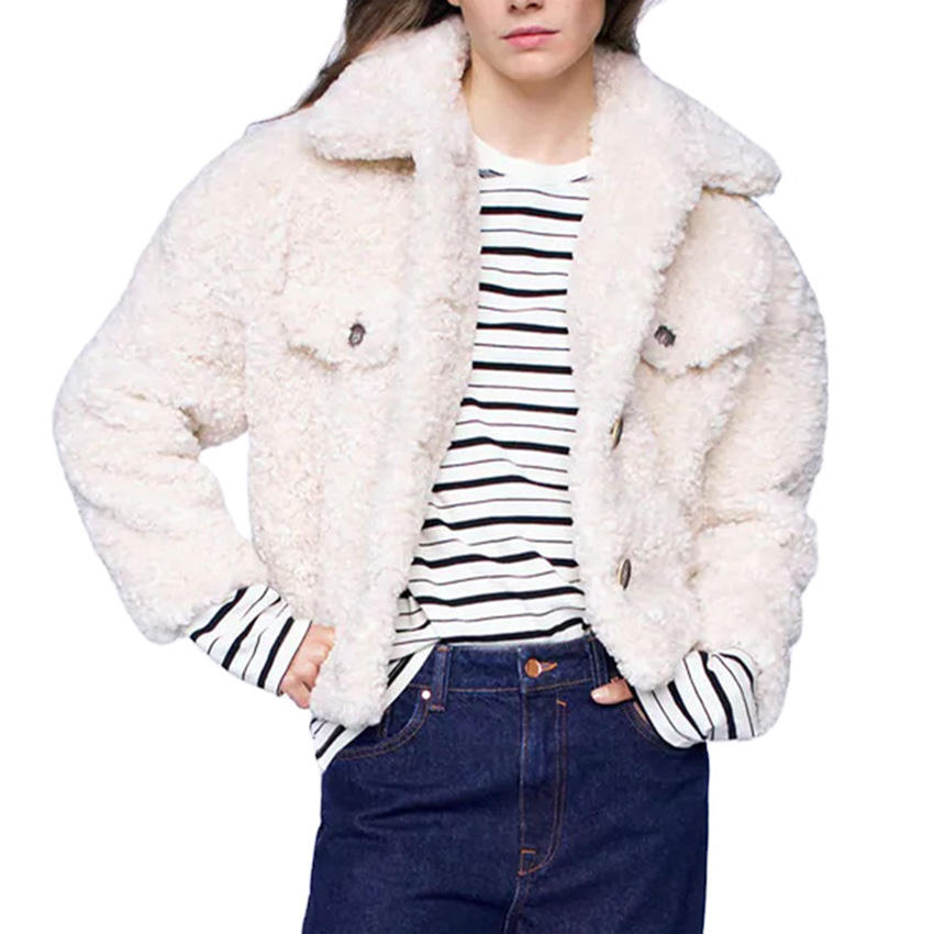 thickened fleece coat