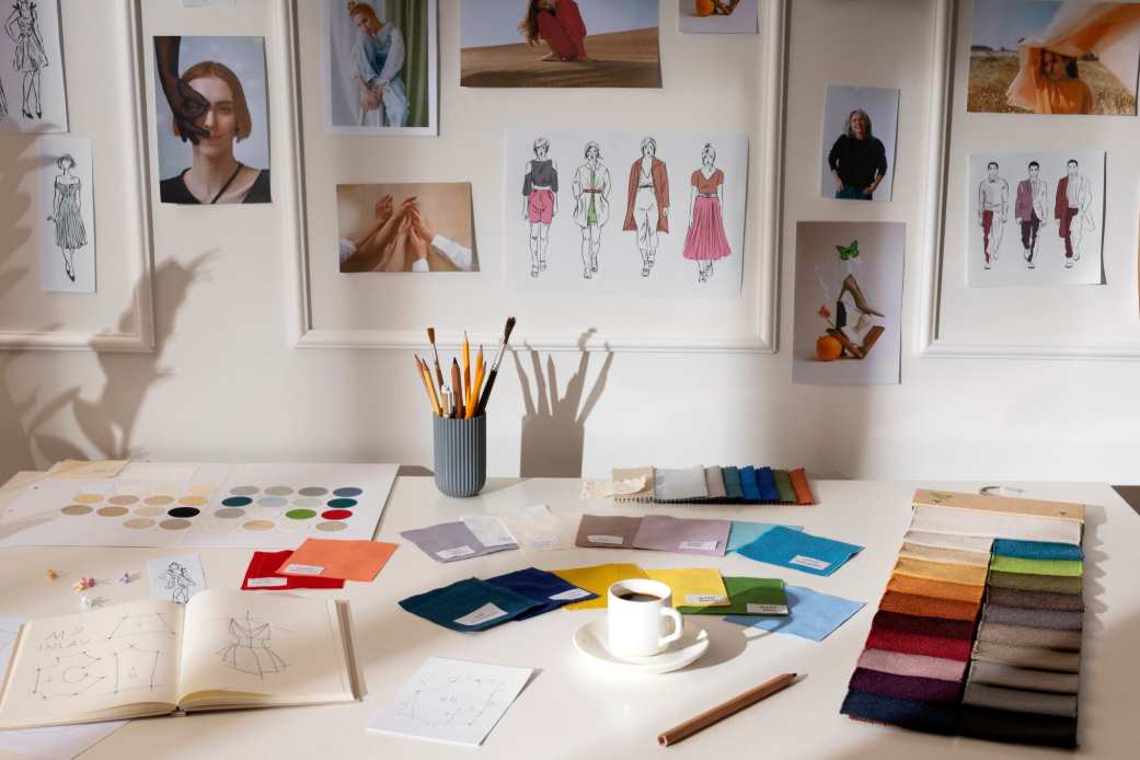 life of fashion designer's office