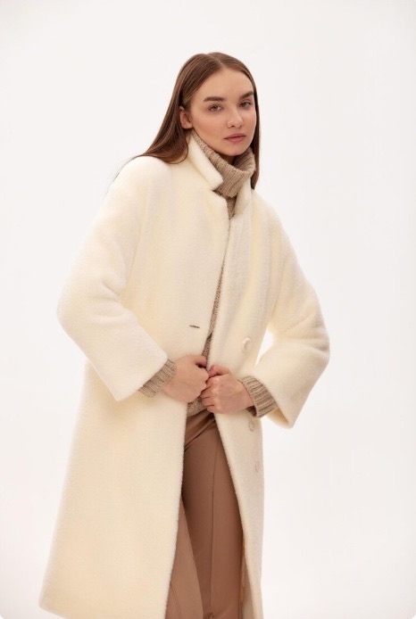 beige wool coat