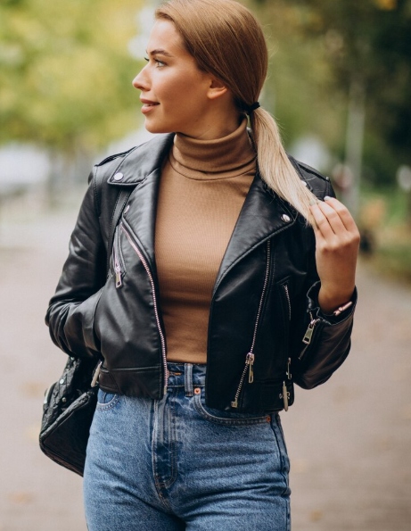 Cropped Jackets with Jeans and Trousers