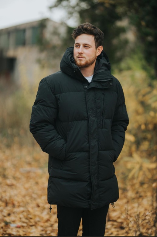 Long down jacket
